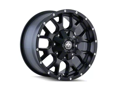 Mayhem Wheels Warrior Matte Black 6-Lug Wheel; 18x9; 18mm Offset (23-25 Colorado)