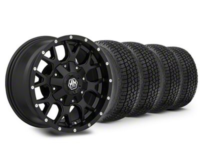 17x9 Mayhem Warrior Wheel & 33in Milestar All-Terrain Patagonia AT/R Tire Package (15-20 F-150)