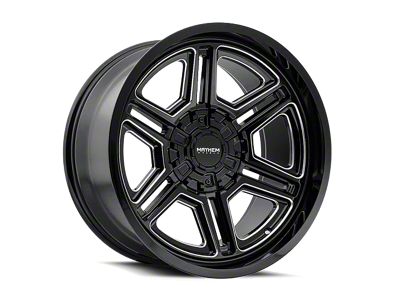 Mayhem Wheels Hermosa Gloss Black Milled 6-Lug Wheel; 20x12; -44mm Offset (04-08 F-150)