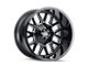 Mayhem Wheels Cogent Black Milled 6-Lug Wheel; 20x10; -19mm Offset (07-13 Sierra 1500)