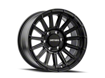 Mayhem Wheels Granite Satin Black 6-Lug Wheel; 17x9; 0mm Offset (07-13 Sierra 1500)