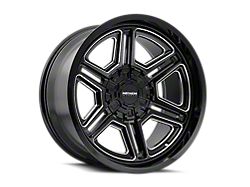 Mayhem Wheels Hermosa Gloss Black Milled 8-Lug Wheel; 20x9; 18mm Offset (11-14 Sierra 2500 HD)