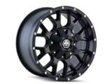 Mayhem Wheels Warrior Matte Black 8-Lug Wheel; 18x9; 18mm Offset (11-14 Sierra 3500 HD SRW)