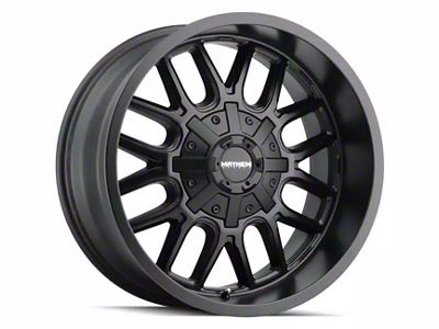 Mayhem Wheels Cogent Matte Black 6-Lug Wheel; 17x9; 13mm Offset (07-13 Silverado 1500)