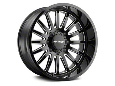Mayhem Wheels Utopia Gloss Black Milled 6-Lug Wheel; 20x9; 0mm Offset (07-13 Silverado 1500)