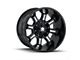 Mayhem Wheels Combat Gloss Black Milled 6-Lug Wheel; 20x9; 18mm Offset (07-14 Tahoe)