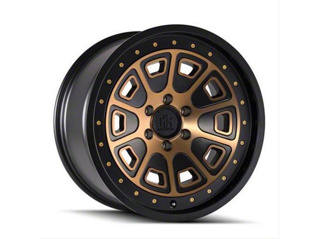 Mayhem Wheels Flat Iron Matte Black with Bronze Tint 6-Lug Wheel; 20x9; 0mm Offset (07-14 Tahoe)