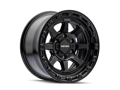 Mayhem Wheels Ridgeline Satin Black 6-Lug Wheel; 17x8.5; 6mm Offset (07-14 Tahoe)
