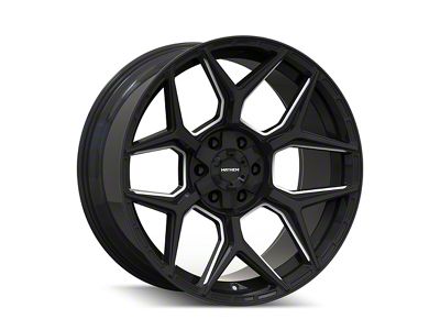 Mayhem Wheels Vanquish Gloss Black Milled 6-Lug Wheel; 20x9; 0mm Offset (07-14 Tahoe)