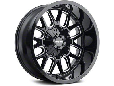 Mayhem Wheels Cogent Black Milled 6-Lug Wheel; 20x10; -19mm Offset (07-14 Yukon)