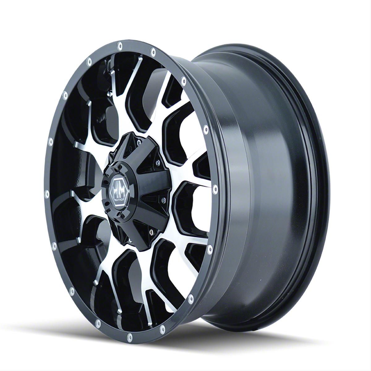 Mayhem Wheels F-250 Super Duty Warrior Gloss Black Machined 8-Lug