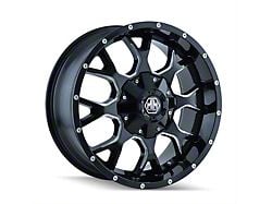 Mayhem Wheels Warrior Gloss Black Milled 8-Lug Wheel; 20x10; -25mm Offset (08-10 F-250 Super Duty)