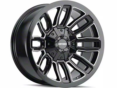 Mayhem Wheels Decoy Gloss Black Milled 6-Lug Wheel; 20x9; 11mm Offset (09-14 F-150)