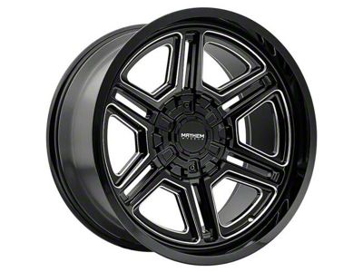 Mayhem Wheels Hermosa Gloss Black Milled 6-Lug Wheel; 20x10; -25mm Offset (09-14 F-150)