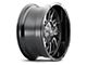 Mayhem Wheels Flywheel Gloss Black Milled 6-Lug Wheel; 20x9; 18mm Offset (14-18 Silverado 1500)