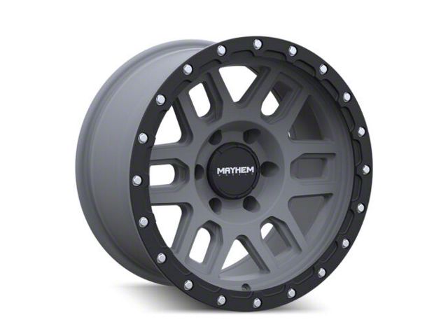 Mayhem Wheels F-150 Delta Matte Gunmetal with Matte Black Lip 6-Lug ...