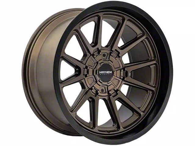 Mayhem Wheels Intrepid Matte Bronze 8-Lug Wheel; 18x9; -12mm Offset (15-19 Sierra 3500 HD SRW)