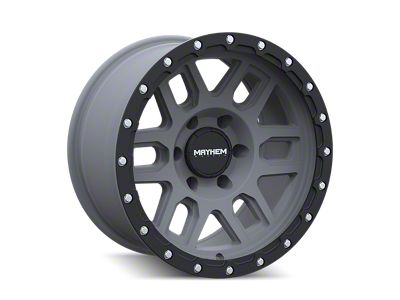 Mayhem Wheels Delta Matte Gunmetal 8-Lug Wheel; 20x9; -12mm Offset (17-22 F-250 Super Duty)
