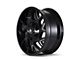 Mayhem Wheels Hatchet Black Milled 6-Lug Wheel; 20x9; 0mm Offset (99-06 Sierra 1500)