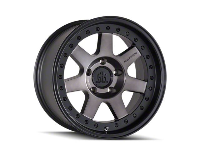 Mayhem Wheels Prodigy Matte Black with Dark Tint 6-Lug Wheel; 17x9; -6mm Offset (99-06 Sierra 1500)