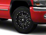 Mayhem Wheels Warrior Black Milled 6-Lug Wheel; 18x9; -12mm Offset (99-06 Sierra 1500)