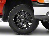 Mayhem Wheels Warrior Black Milled 6-Lug Wheel; 18x9; -12mm Offset (99-06 Silverado 1500)