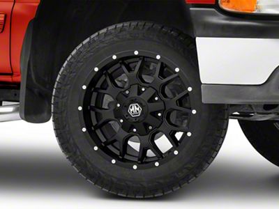 Mayhem Wheels Warrior Matte Black 6-Lug Wheel; 20x10; -25mm Offset (99-06 Silverado 1500)