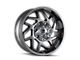 Mayhem Wheels Hatchet Gloss Gunmetal with Black Spokes 5-Lug Wheel; 20x9; 0mm Offset (02-08 RAM 1500, Excluding Mega Cab)