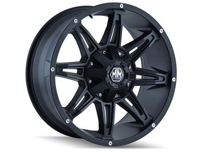 Mayhem Wheels Rampage Matte Black 5-Lug Wheel; 17x9; 18mm Offset (09-18 RAM 1500)