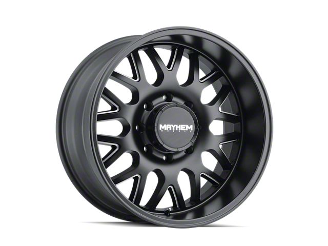 Mayhem Wheels Tripwire Gloss Black Milled 8-Lug Wheel; 20x9; 18mm Offset (11-16 F-350 Super Duty SRW)