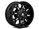 Mayhem Wheels Combat Gloss Black Milled 6-Lug Wheel; 18x9; -12mm Offset (14-18 Silverado 1500)