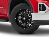 Mayhem Wheels Warrior Black Milled 6-Lug Wheel; 20x9; 0mm Offset (19-26 Sierra 1500)