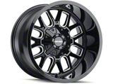 Mayhem Wheels Cogent Gloss Black Milled 6-Lug Wheel; 20x9; 18mm Offset (21-26 F-150)