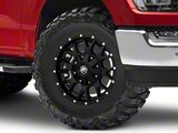 Mayhem Wheels Warrior Matte Black 6-Lug Wheel; 17x9; 18mm Offset (21-26 F-150)