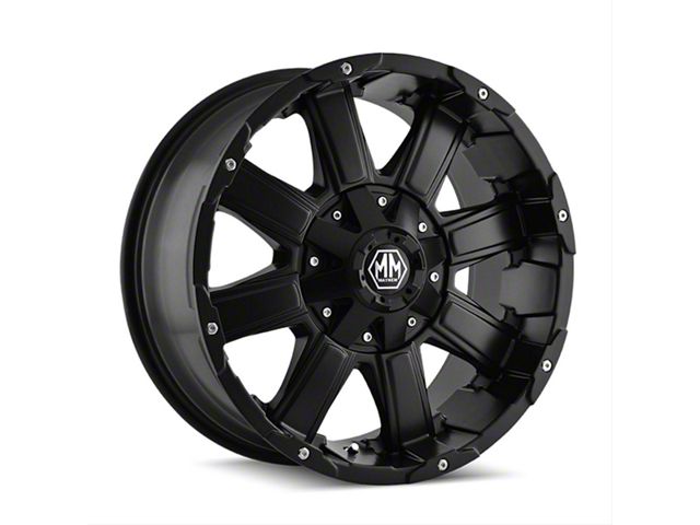 Mayhem Wheels Chaos Matte Black 6-Lug Wheel; 20x9; 18mm Offset (99-06 Silverado 1500)