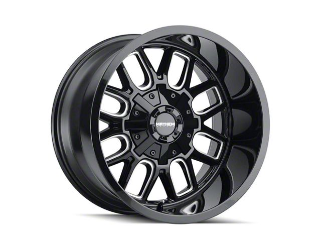 Mayhem Wheels Cogent Gloss Black Milled 6-Lug Wheel; 17x9; 13mm Offset (23-24 Canyon)