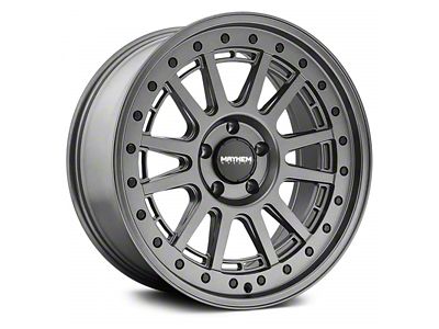 Mayhem Wheels Compass Matte Gunmetal 6-Lug Wheel; 18x9; 18mm Offset (23-25 Canyon)