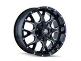 Mayhem Wheels Warrior Black Milled 6-Lug Wheel; 17x9; -12mm Offset (23-25 Canyon)