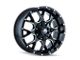 Mayhem Wheels Warrior Gloss Black Milled 6-Lug Wheel; 20x9; -8mm Offset (23-24 Colorado)