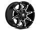 Mayhem Wheels Rampage Black Milled 6-Lug Wheel; 17x9; -12mm Offset (15-20 F-150)