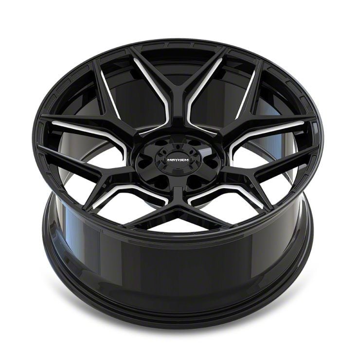 独特の上品 Wheel; 6-Lug Milled Black Gloss Vanquish Wheels Mayhem 20x9; F-150) (21-25  Offset 0mm ジャケット・アウター