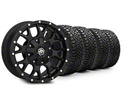 18x9 Mayhem Wheels Warrior & 33in NITTO All-Terrain Ridge Grappler A/T Tire Package (19-26 RAM 1500)