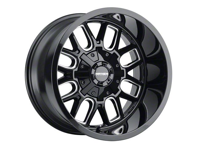Mayhem Wheels Cogent Gloss Black Milled 6-Lug Wheel; 20x9; 18mm Offset (19-24 RAM 1500)