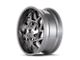 Mayhem Wheels Hatchet Gloss Gunmetal with Black Spokes 5-Lug Wheel; 20x10; -19mm Offset (09-18 RAM 1500)