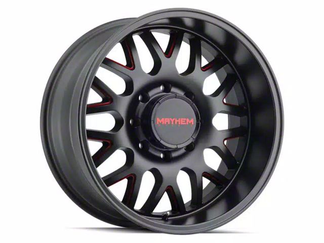 Mayhem Wheels Tripwire Gloss Black with Prism Red 6-Lug Wheel; 20x10; -19mm Offset (19-24 RAM 1500)