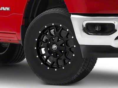 Mayhem Wheels Warrior Matte Black 6-Lug Wheel; 17x9; -12mm Offset (19-22 RAM 1500)