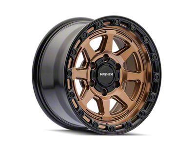Mayhem Wheels Ridgeline Satin Bronze 6-Lug Wheel; 17x8.5; 6mm Offset (19-23 Ranger)