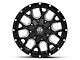 Mayhem Wheels Warrior Black Milled 6-Lug Wheel; 18x9; -12mm Offset (14-18 Sierra 1500)