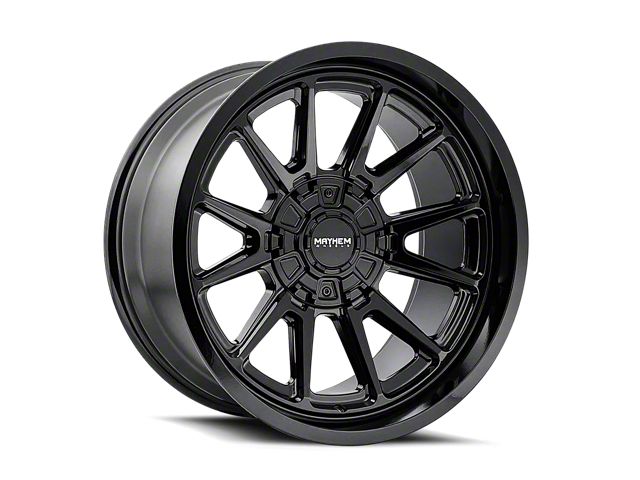 Mayhem Wheels Intrepid Gloss Black 8-Lug Wheel; 20x9; 0mm Offset (07-10 Sierra 2500 HD)