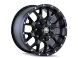 Mayhem Wheels Warrior Matte Black 8-Lug Wheel; 18x9; 18mm Offset (20-26 Sierra 3500 HD SRW)